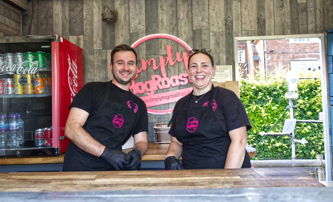Alex & Hannah from Simply Hog Roast